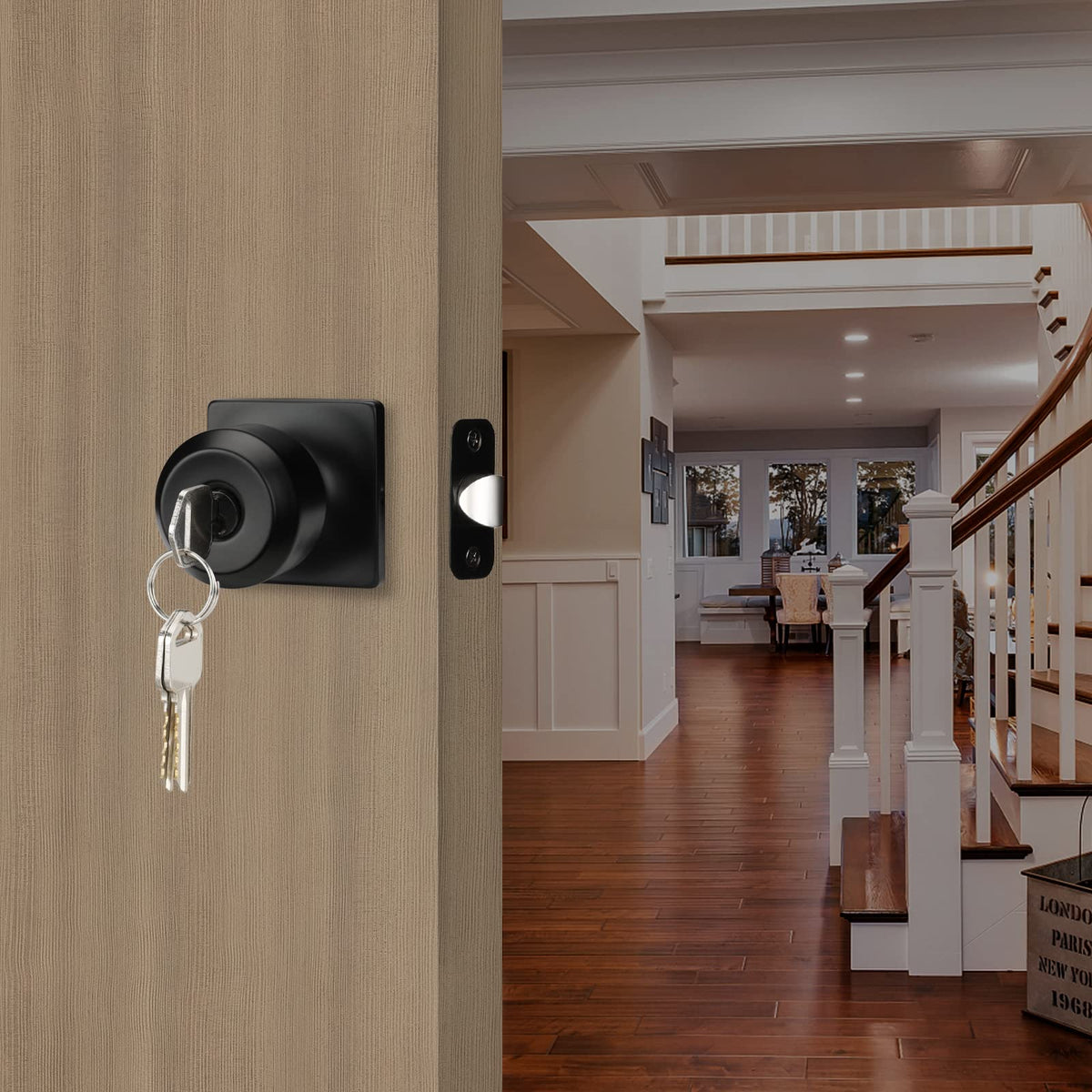 Haidms exterior door knob pack designed for cohesive multi-door security
