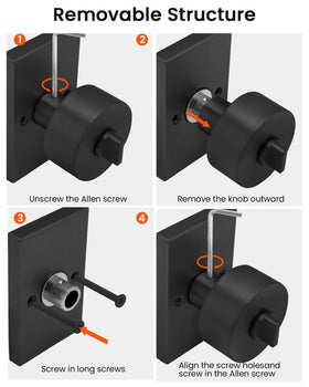 Haidms reversible handle design fits left or right handed doors for flexible installation.