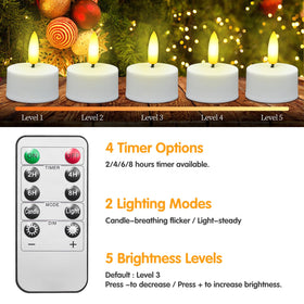 HAIDOLIANG candle flickers realistically with flame-like effect