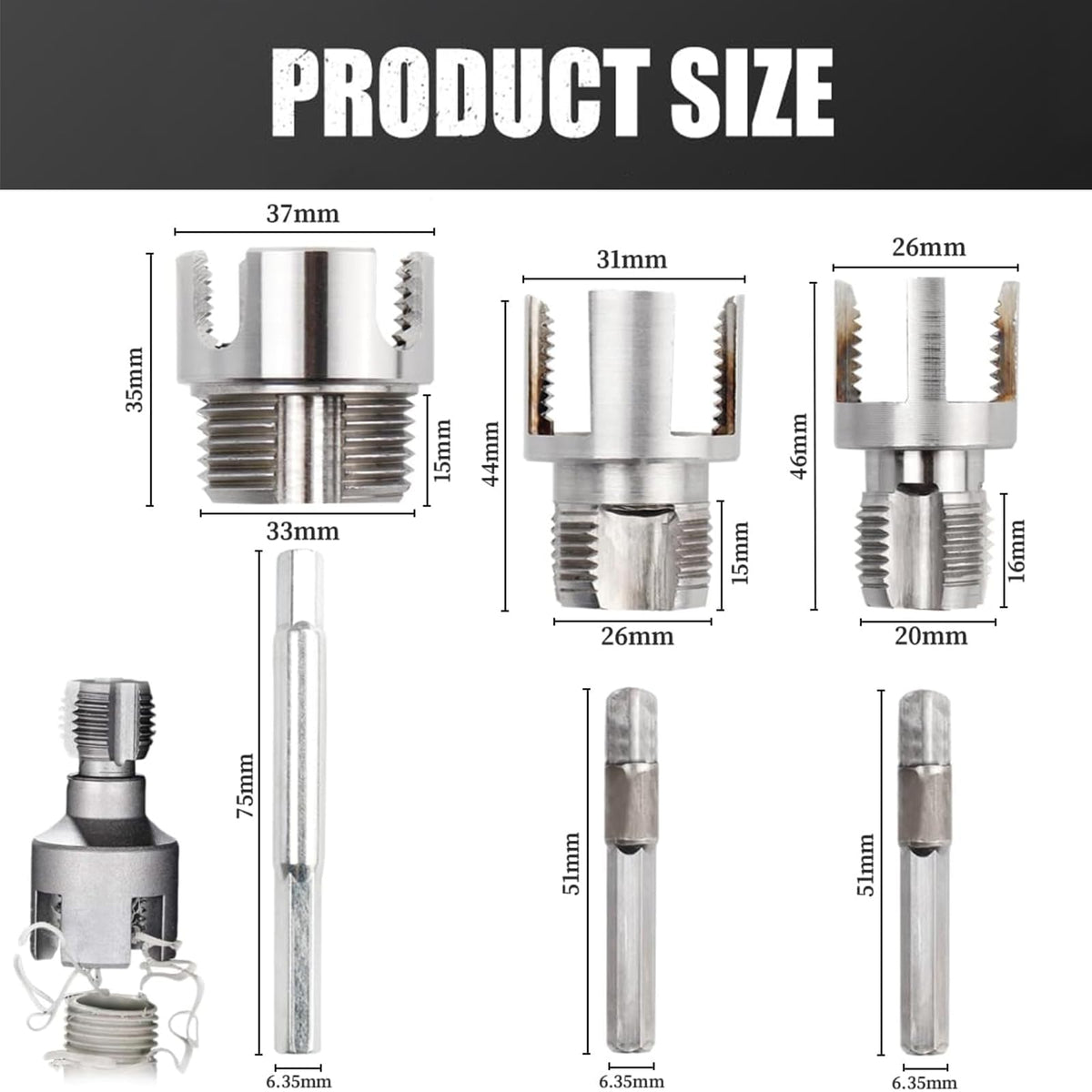 Haigou heavy-duty alloy build ensures durability for home and professional pipe projects