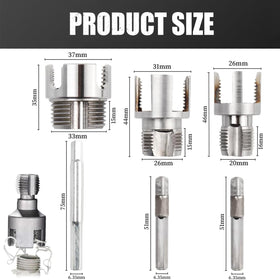 Haigou heavy-duty alloy build ensures durability for home and professional pipe projects