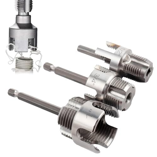 Haigou threading tool demonstrates internal and external threading in one pass for efficient piping