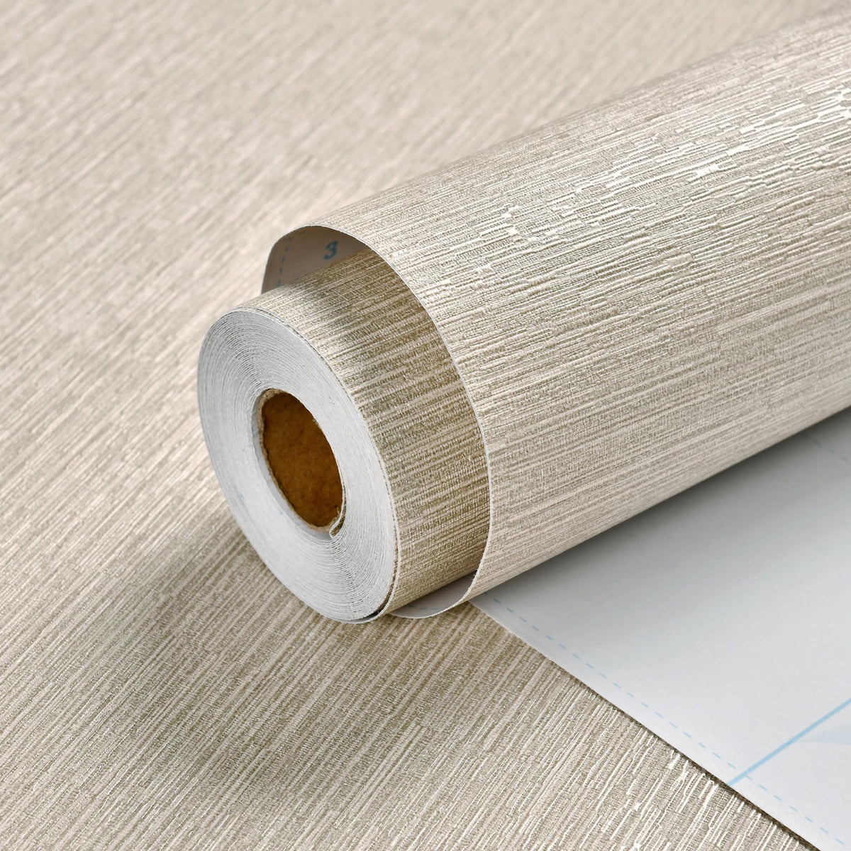 Haimin grasscloth wallpaper roll closeup beige texture for a natural look