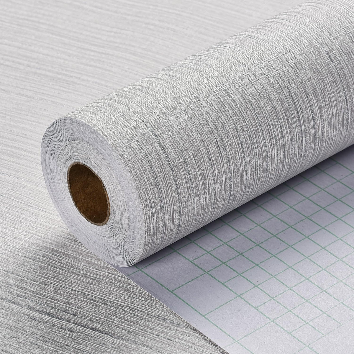 Haimin Grasscloth wallpaper thick vinyl texture appears premium under light