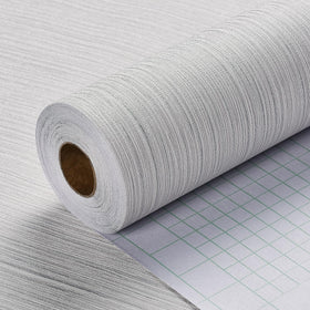 Haimin Grasscloth wallpaper thick vinyl texture appears premium under light