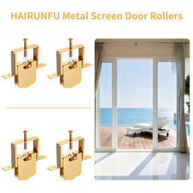 HAIRUNFU 1-inch steel ball bearing roller offers smooth, quiet glide.
