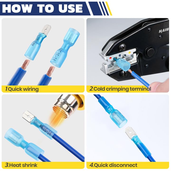 haisstronica 160pcs packaging for versatile wiring projects