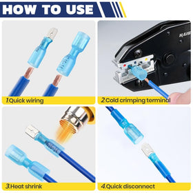haisstronica 160pcs packaging for versatile wiring projects