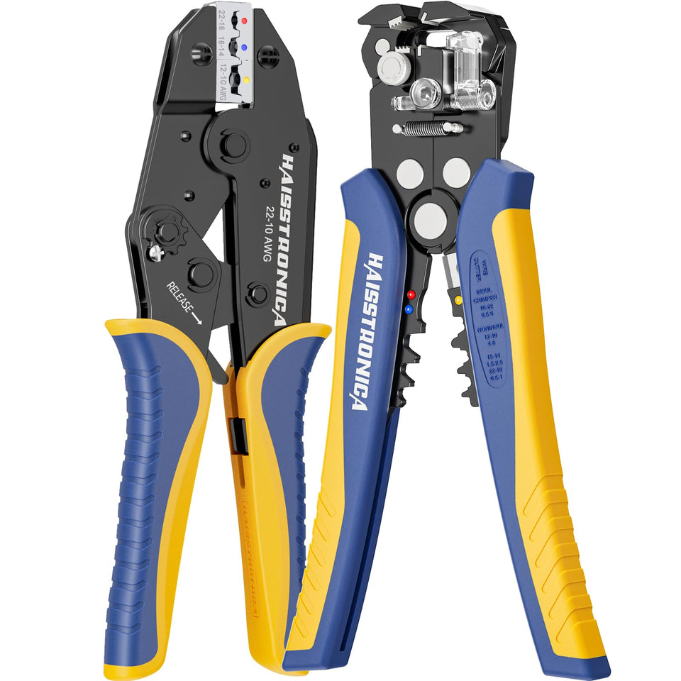haisstronica automatic wire stripper 3in1 delivers clean insulation removal for various wires.