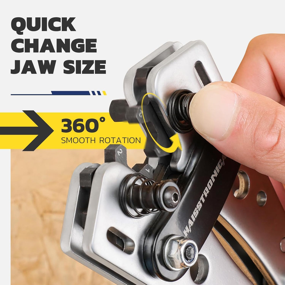 haisstronica compatible with AWG 8 through 1-0 copper lugs
