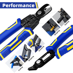 haisstronica cable cutters handle tough wires with ease, reinforced blade.