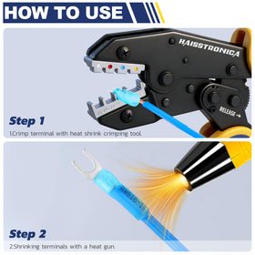haisstronica color-coded sizes speed up wire matching.