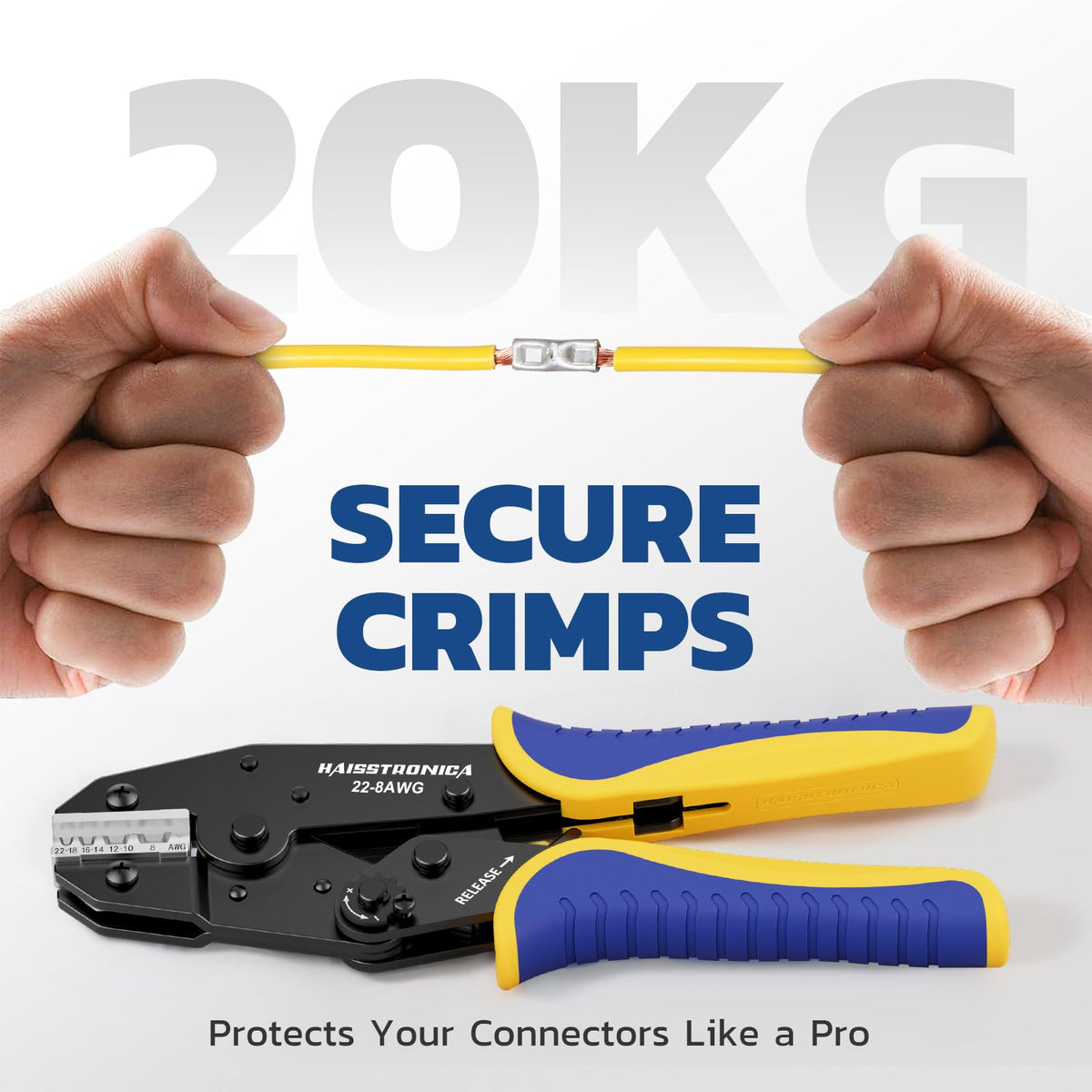 haisstronica compatible non-insulated wire connectors extend tool versatility