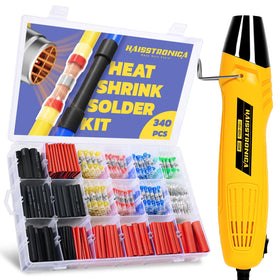 haisstronica complete kit with heat gun for quick, secure wire joins