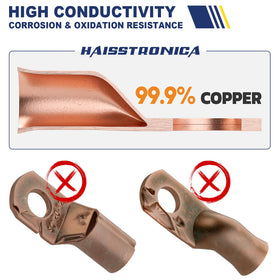 haisstronica crimped tube terminals demonstrate quick, secure wire insertion for streamlined repairs.