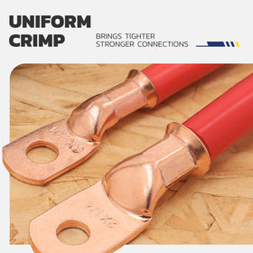 haisstronica crimping process during installation on wiring