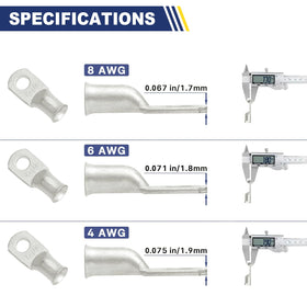 haisstronica lugs are ideal for urgent cable repairs and OEM terminal replacements.