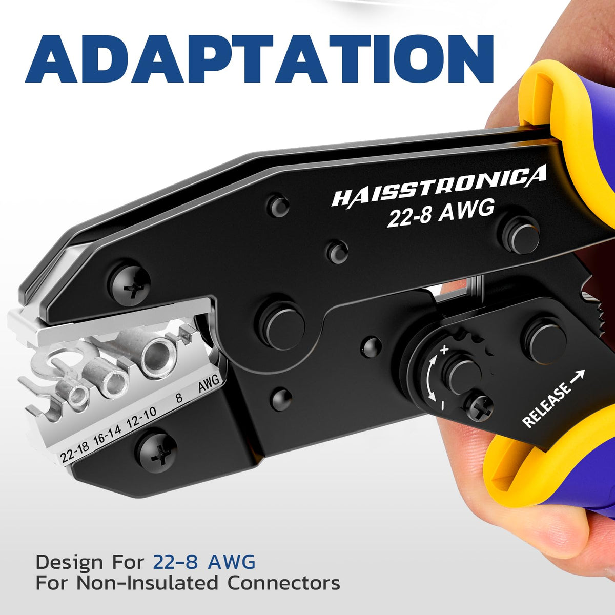 haisstronica ergonomic non-slip handle invites comfortable, precise operation during long sessions
