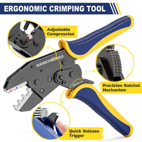 Haisstronica ergonomic rubber grip reduces hand fatigue during use