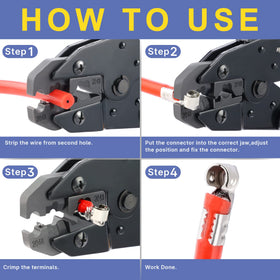 Haisstronica HS-2048 ergonomic handle, non-slip grip reduces fatigue during use.