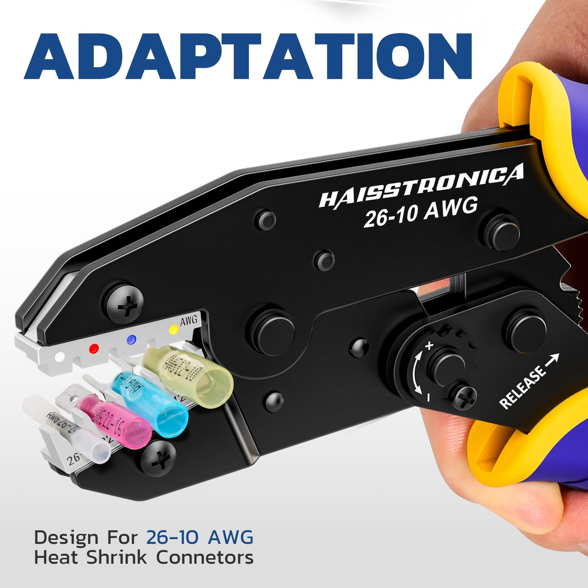haisstronica HS-8327 ergonomic handle provides comfortable, non-slip grip.