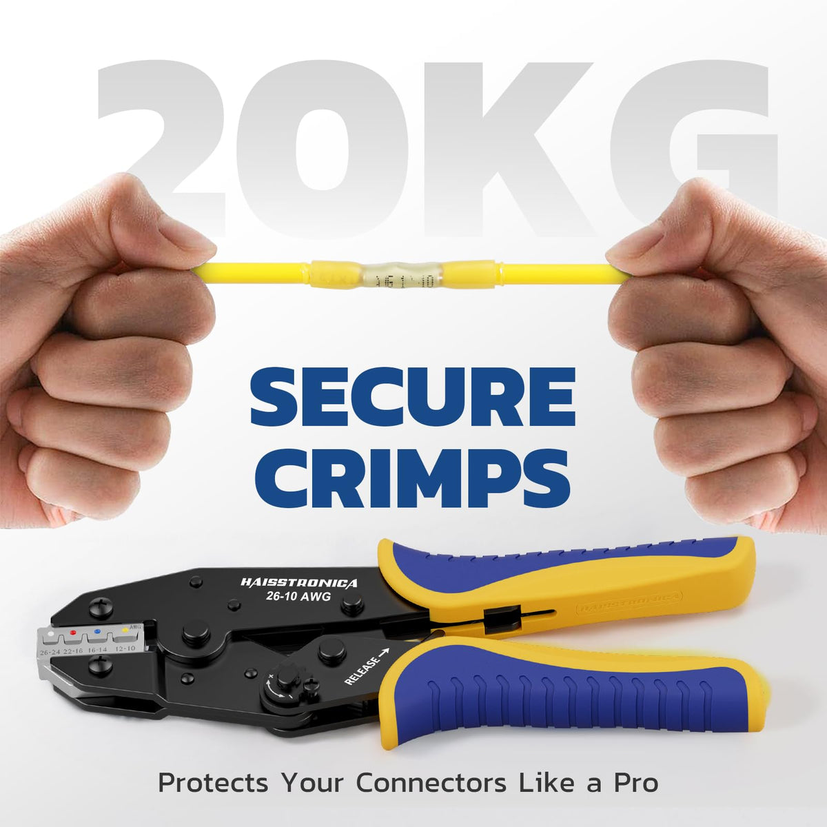 haisstronica HS-8327 precision technology ensures consistent crimp quality.