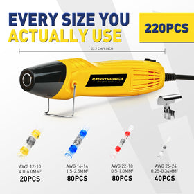 haisstronica compact heat gun with adjustable temperature for tight spaces