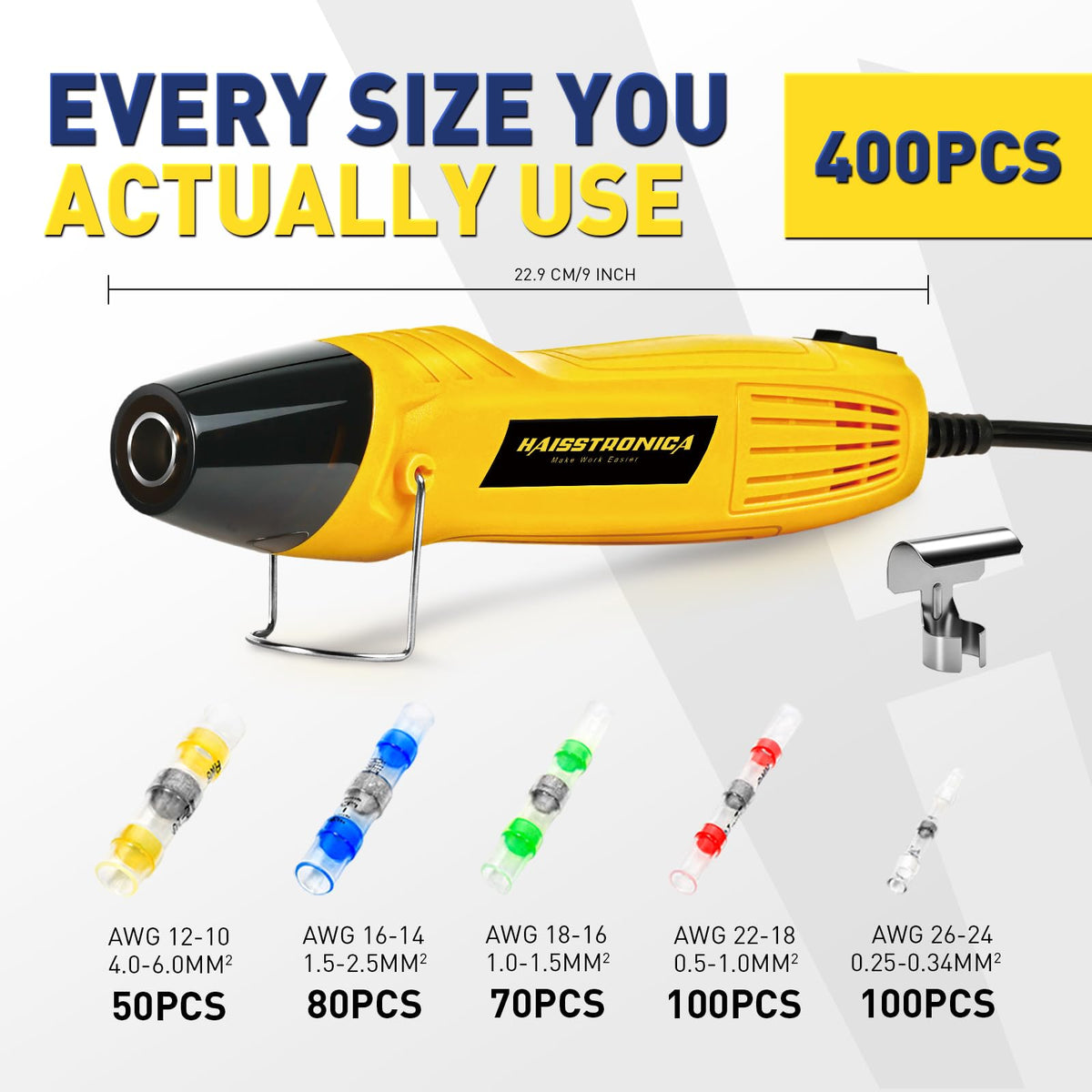haisstronica mini heat gun for precise heat shrinking in tight spaces