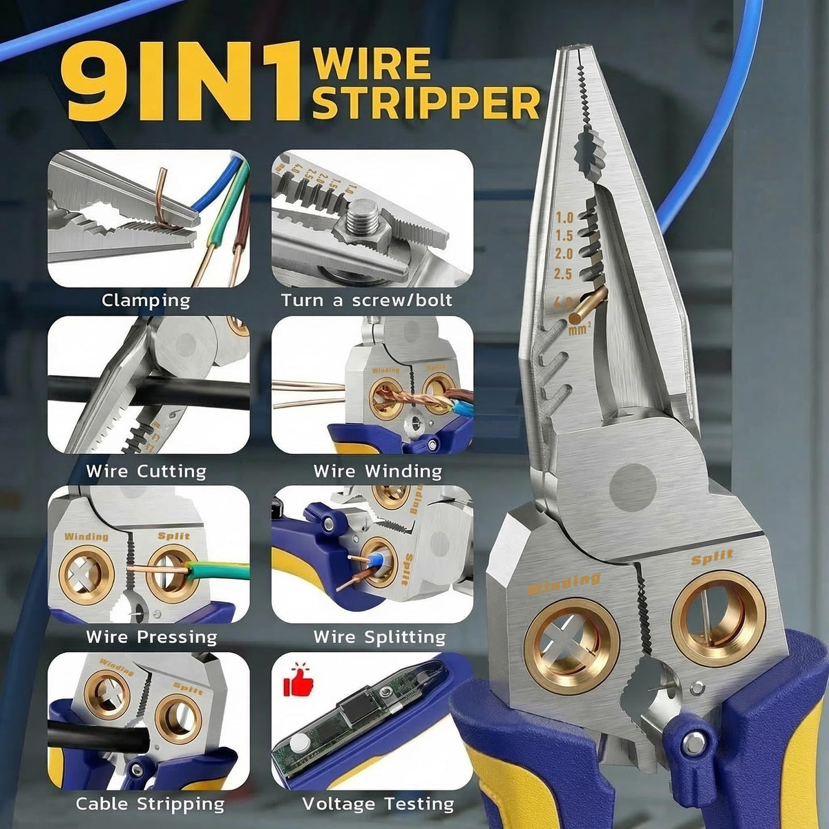 haisstronica NCV tester with LED and buzzer for clear live-wiring alerts