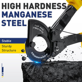 haisstronica ratchet cable cutters ratcheting mechanism in action