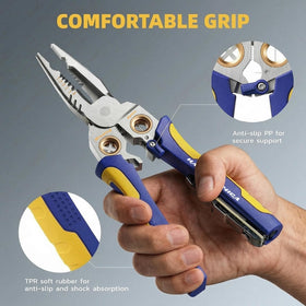 haisstronica strip, crimp, shear, twist and ream functions in one tool