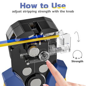 haisstronica two-tool wiring kit simplifies home and automotive wiring tasks.