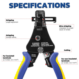 haisstronica wire stripper shows smooth retract mechanism reducing fatigue