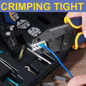 haisstronica wire stripper closeup for clean conductor preparation.