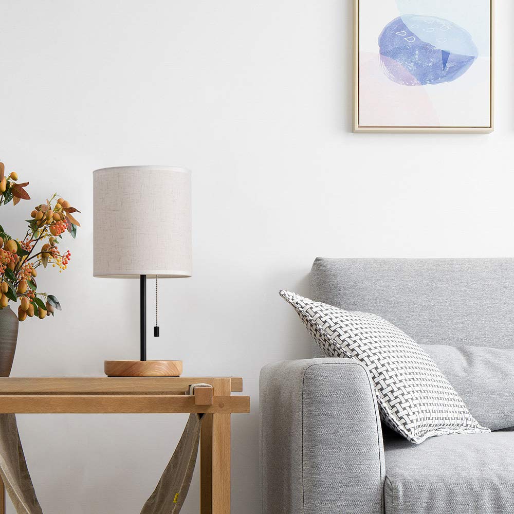 HAITRAL compact 16-inch design fits spaces such as nightstands.