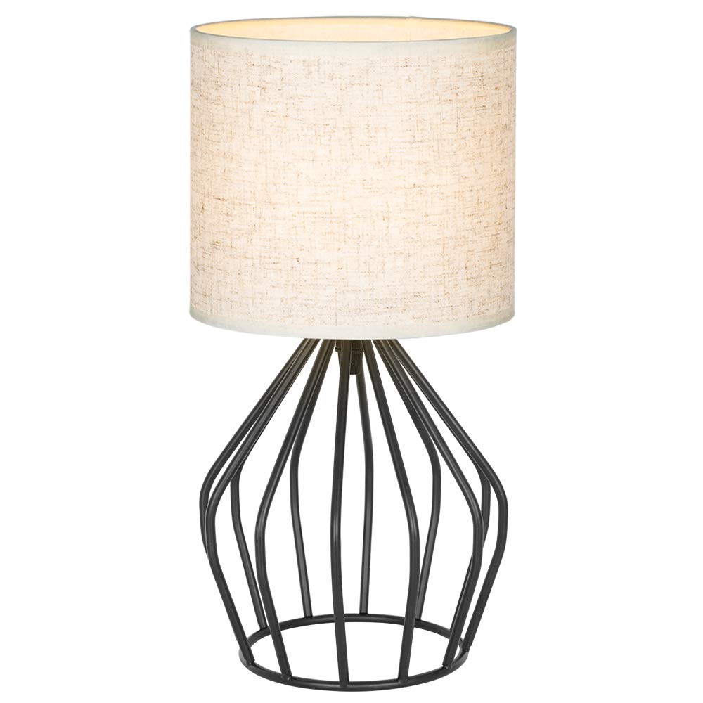 HAITRAL on-off cord table lamp with UL-listed plug for simple, safe operation.
