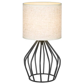 HAITRAL on-off cord table lamp with UL-listed plug for simple, safe operation.