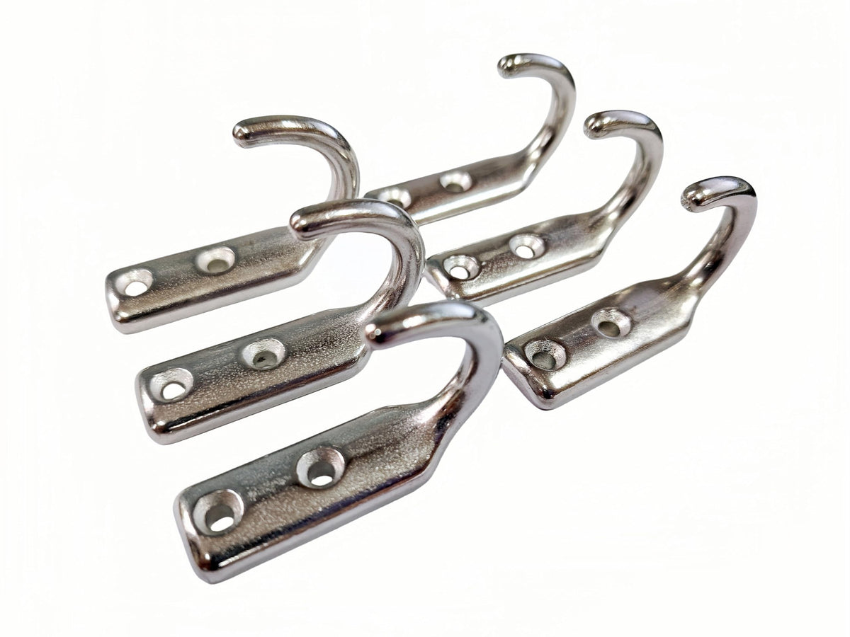 HAIWEN wall-mounted coat hook in stainless 316 for durable outdoor storage.