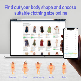 HAIZHIHUI Fitdays app graph displays waist-to-hip ratio trends for better fit decisions