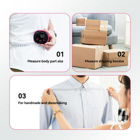 HAIZHIHUI Fitdays pink tape measure is compact and durable for daily use.