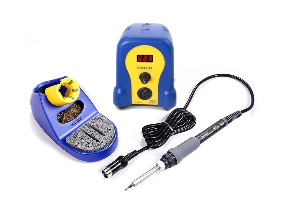 Hakko FX888DX encoder knob close-up showing precise temperature control for soldering