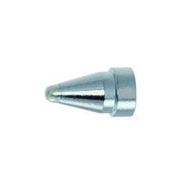 Hakko N61-10 1.6mm desoldering nozzle in silver for precise solder removal.