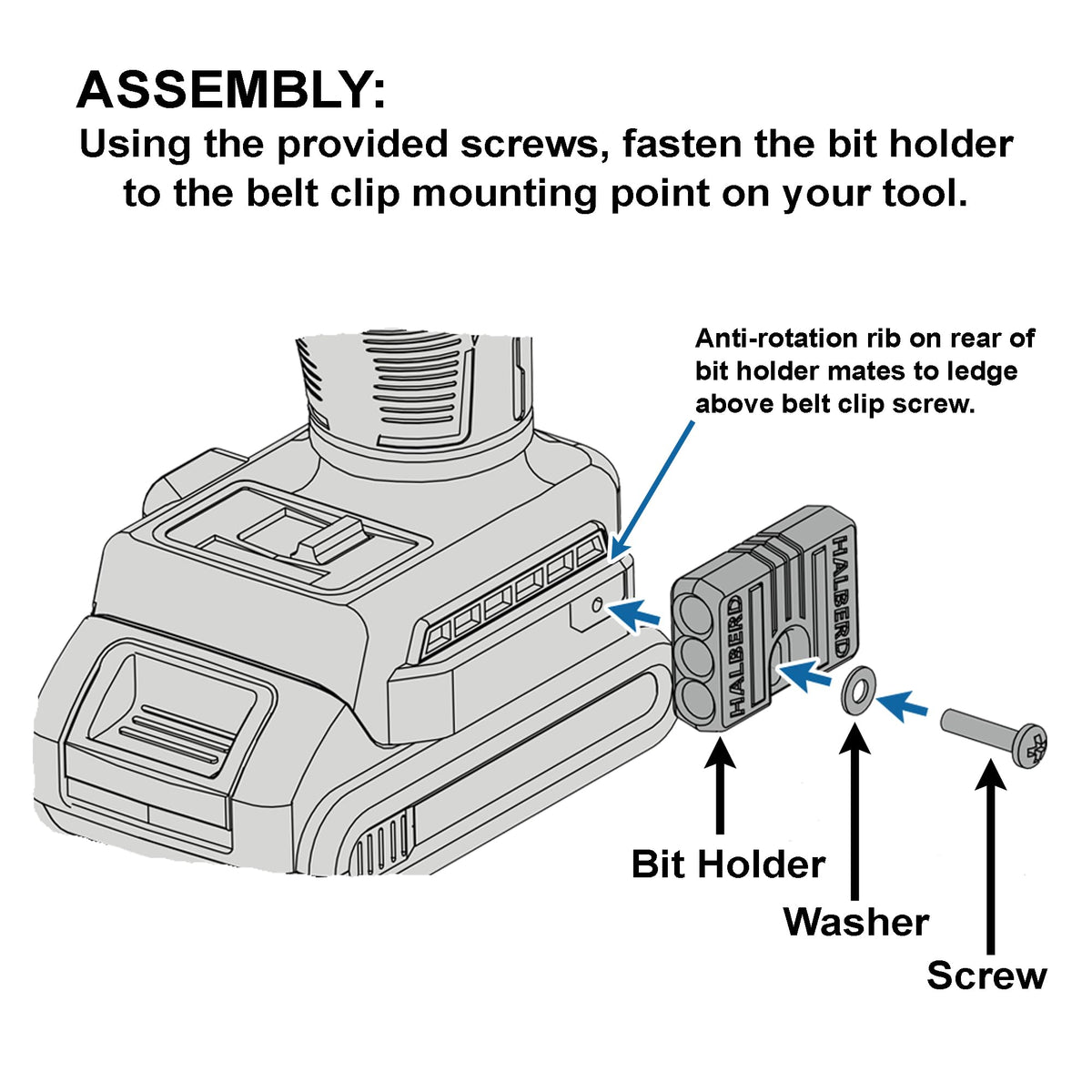Halberd premium magnet upgrade for stronger bit retention