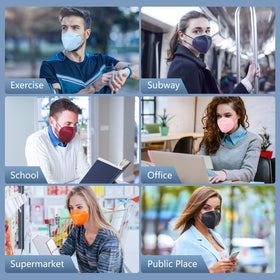 HALIDODO KN95 foldable and lightweight design for easy carry.