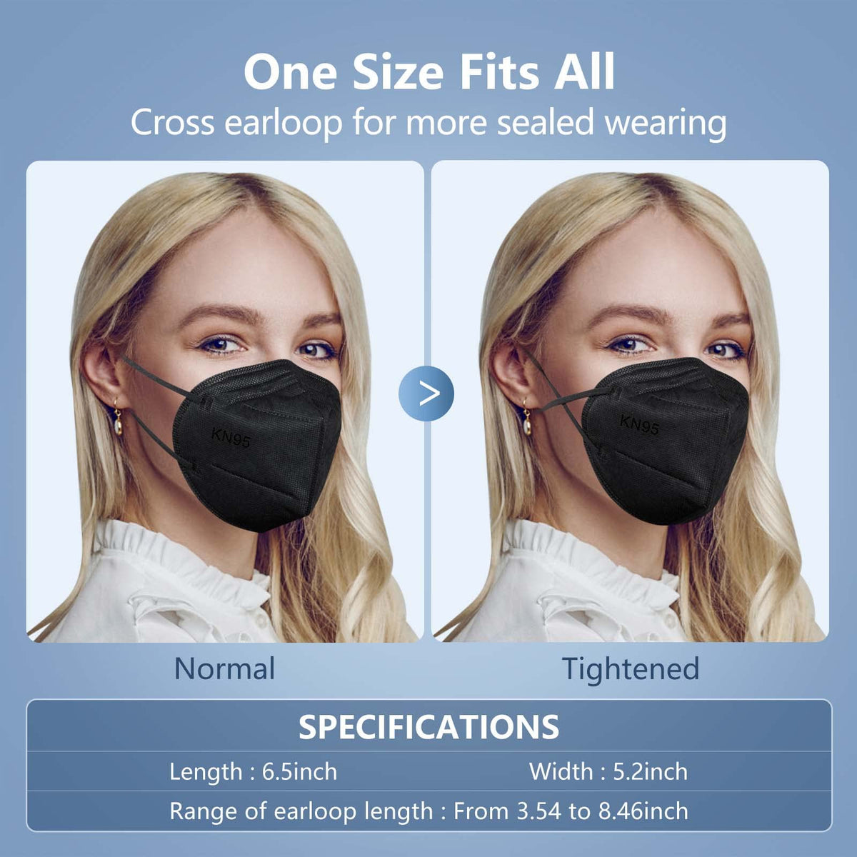 HALIDODO KN95 mask foldable design fits easily in pockets