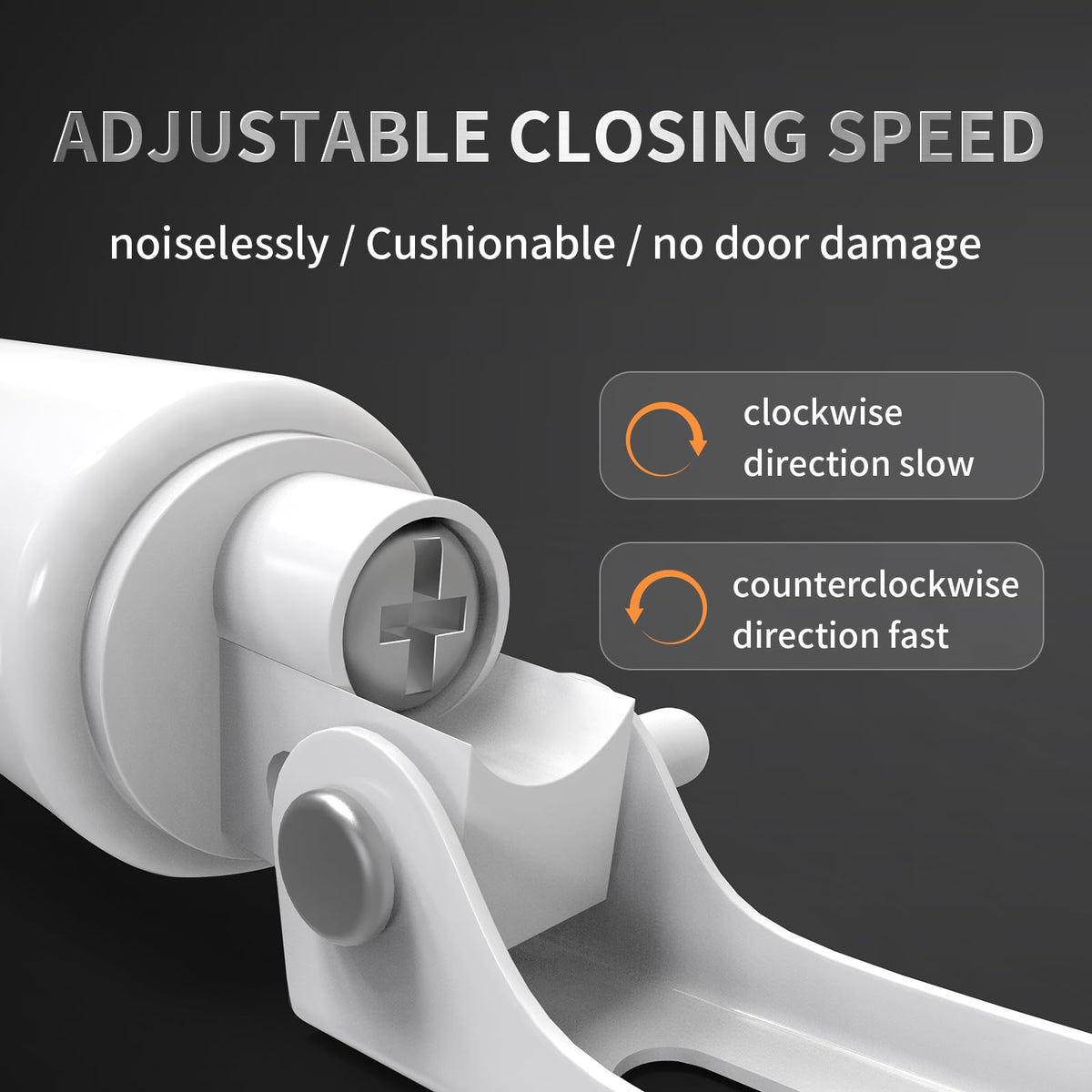 Haligily rust-resistant coating protects the closer against rain and moisture.