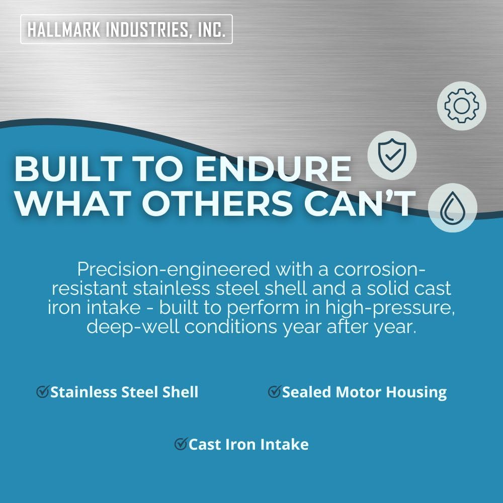 Hallmark MA0343X-4 seal assembly helps prevent leaks.