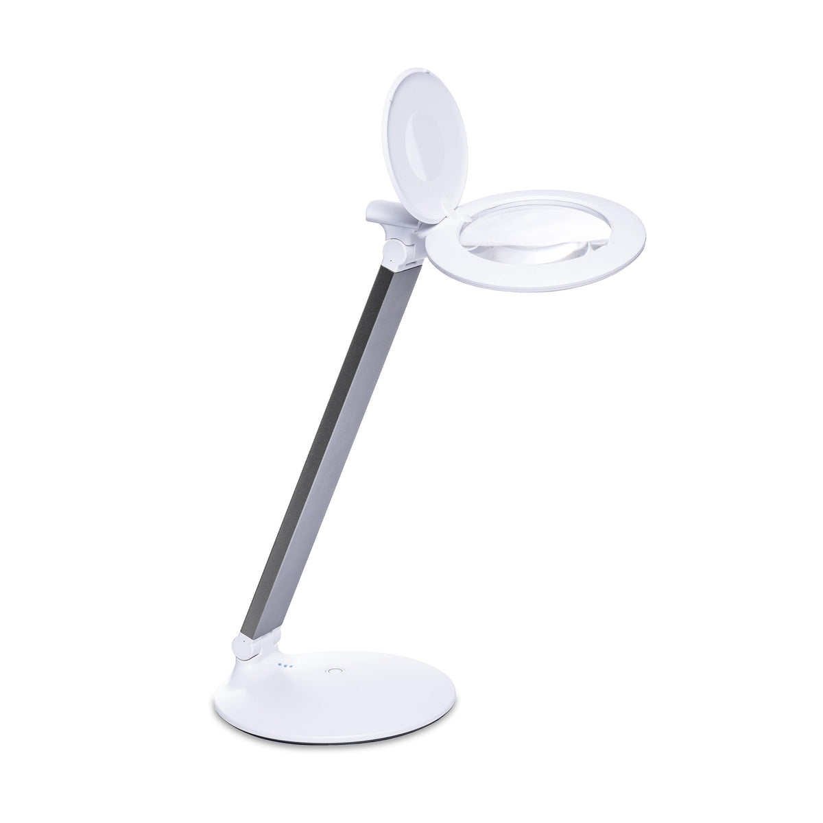 Halo Go 2 folded for portable use during delicate crafts.