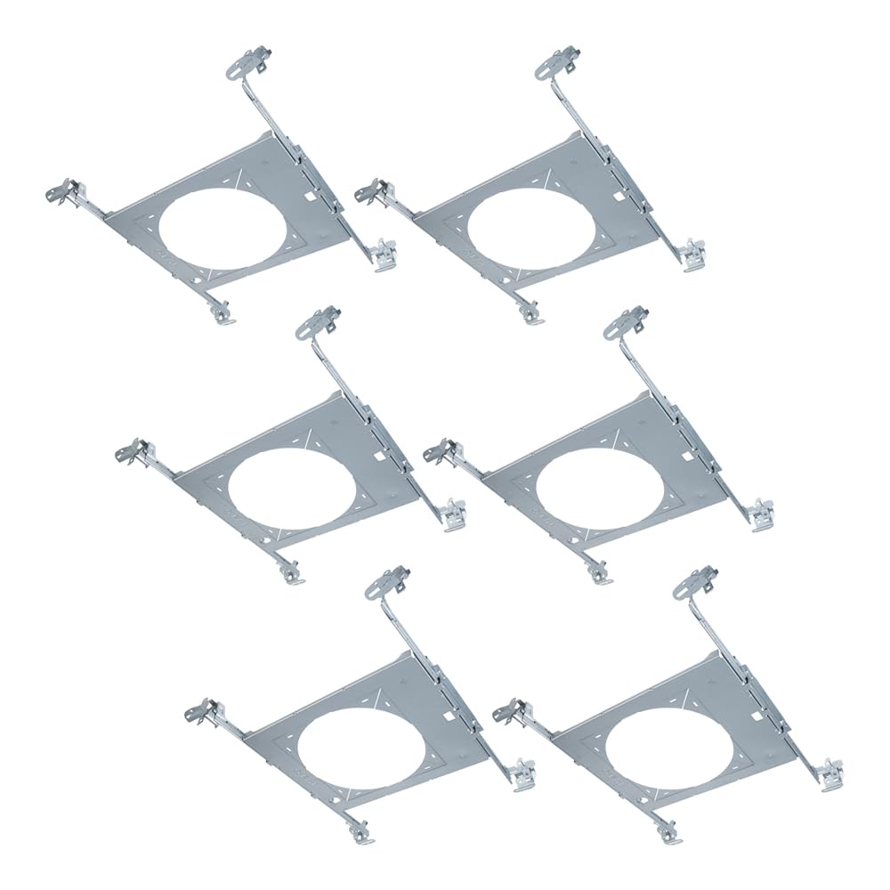 HALO HL6RSMF mounting frame front view shows sturdy galvanized steel construction.