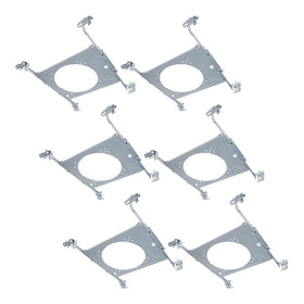 HALO HL6RSMF mounting frame front view shows sturdy galvanized steel construction.